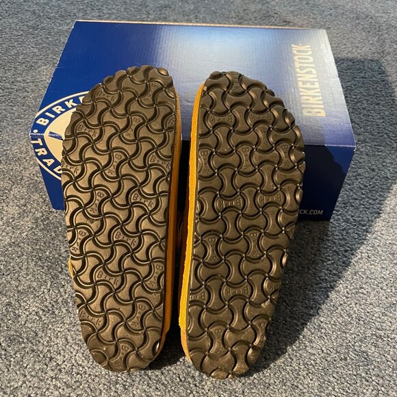 Birkenstock Boston Embossed Suede Clog Size 39 W8-8.5 - Picture 8 of 10